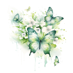 snappint_watercolour_magical_themed_butterflies_with_light_gree_00f40680-3f39-4987-a0bf-4c10f8ff4531