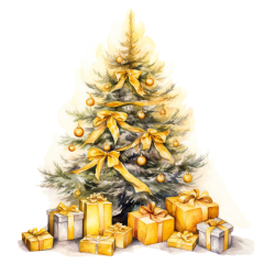 snappint_yellow_christmas_tree_with_decorations_presents_unde_dac67353-9be2-4a21-9b27-7a6df6eb1598_0-Mockup-12763362