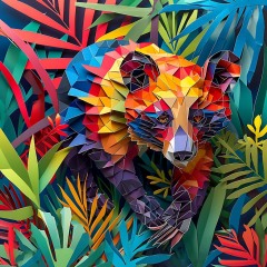 0001-Asian-Palm-Civet-Origami
