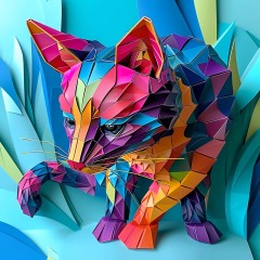 0004-Asian-Palm-Civet-Origami