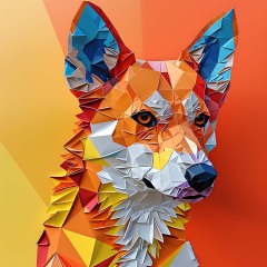 0010-Australian-Cattle-Dog-Origami