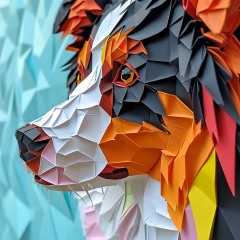0021-Australian-Shepherd-Origami