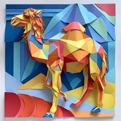 0052-Bactrian-Camel-Origami