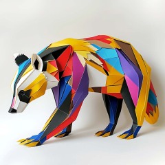 0053-Badger-Origami