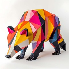 0054-Badger-Origami