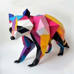 0055-Badger-Origami