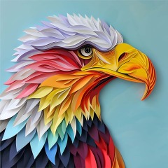 0058-Bald-eagle-Origami