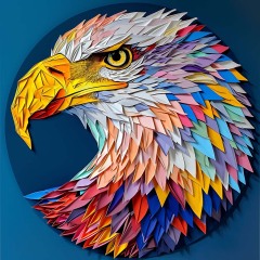 0060-Bald-eagle-Origami