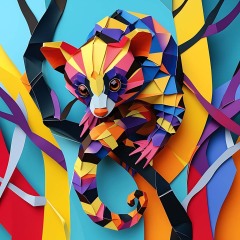 0062-Banded-Palm-Civet-Origami