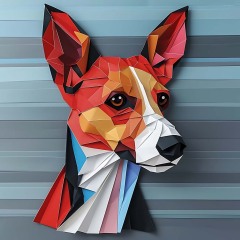 0088-Basenji-Dog-Origami