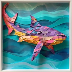 0091-Basking-Shark-Origami