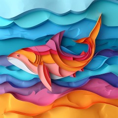 0092-Basking-Shark-Origami