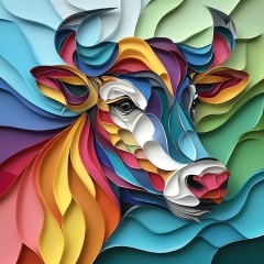 2797-Zebu-Origami