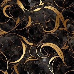 0070-black-and-gold-marble-flooring